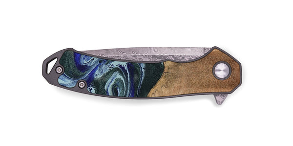 EDC Wood Pocket Knife - Donte (Green, 791138)