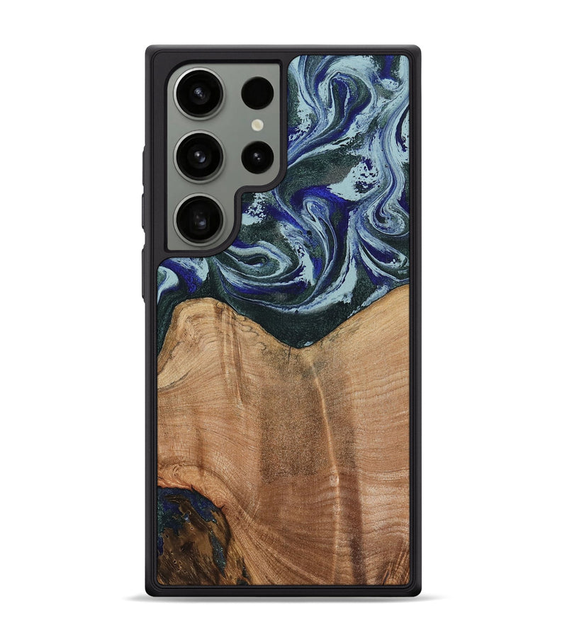 Galaxy S24 Ultra Wood Phone Case - Donte (Green, 791138)