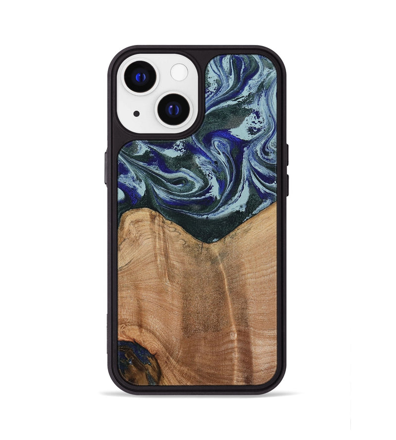iPhone 13 Wood Phone Case - Donte (Green, 791138)