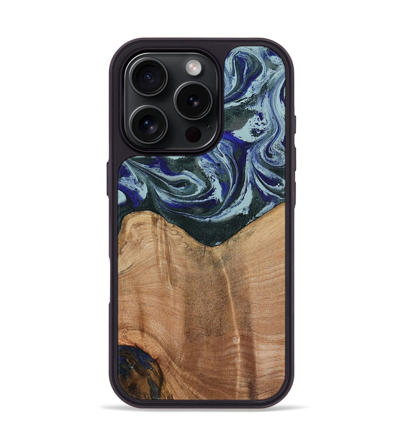 iPhone 16 Pro Wood Phone Case - Donte (Green, 791138)
