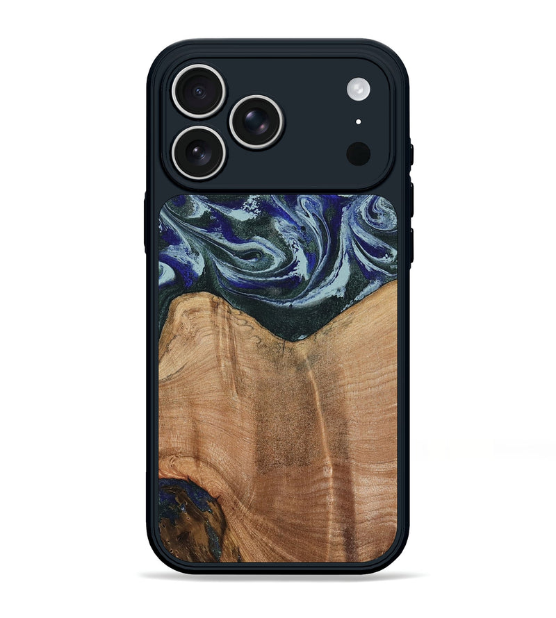 iPhone 17 Pro Max Wood Phone Case - Donte (Green, 791138)