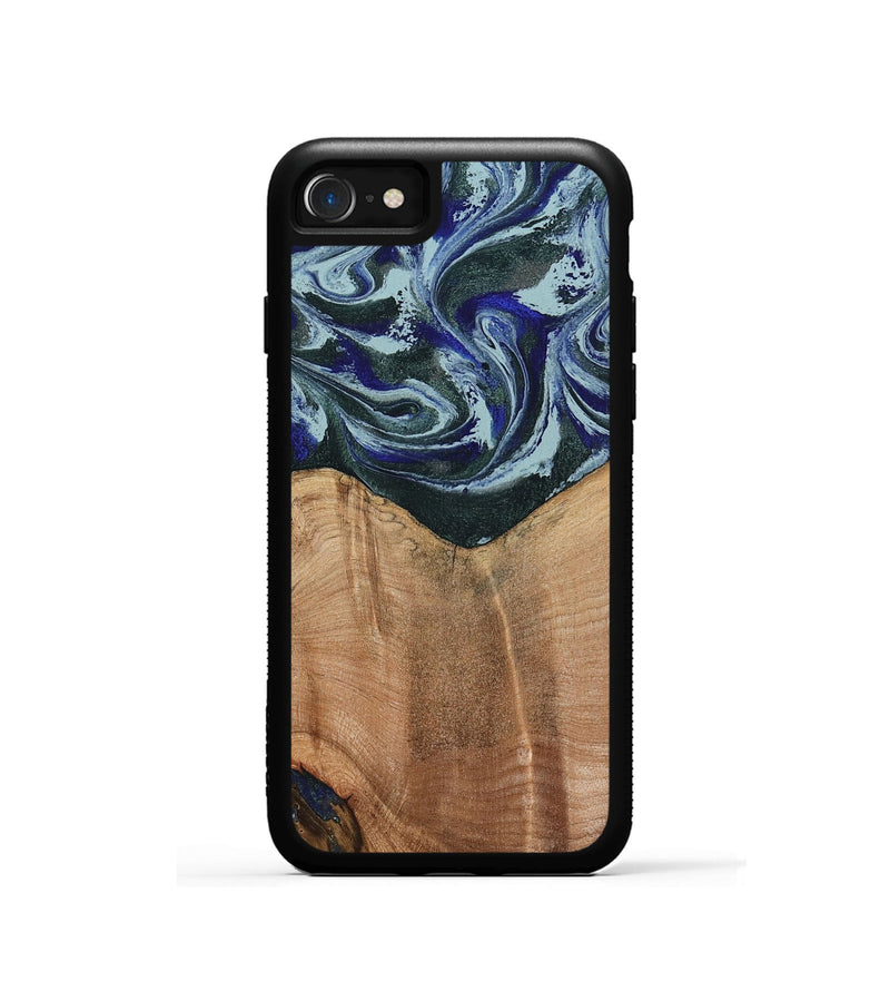 iPhone SE Wood Phone Case - Donte (Green, 791138)