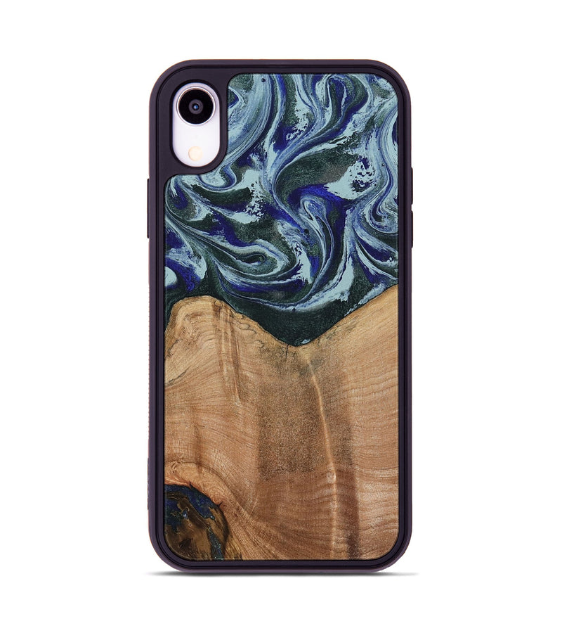 iPhone Xr Wood Phone Case - Donte (Green, 791138)
