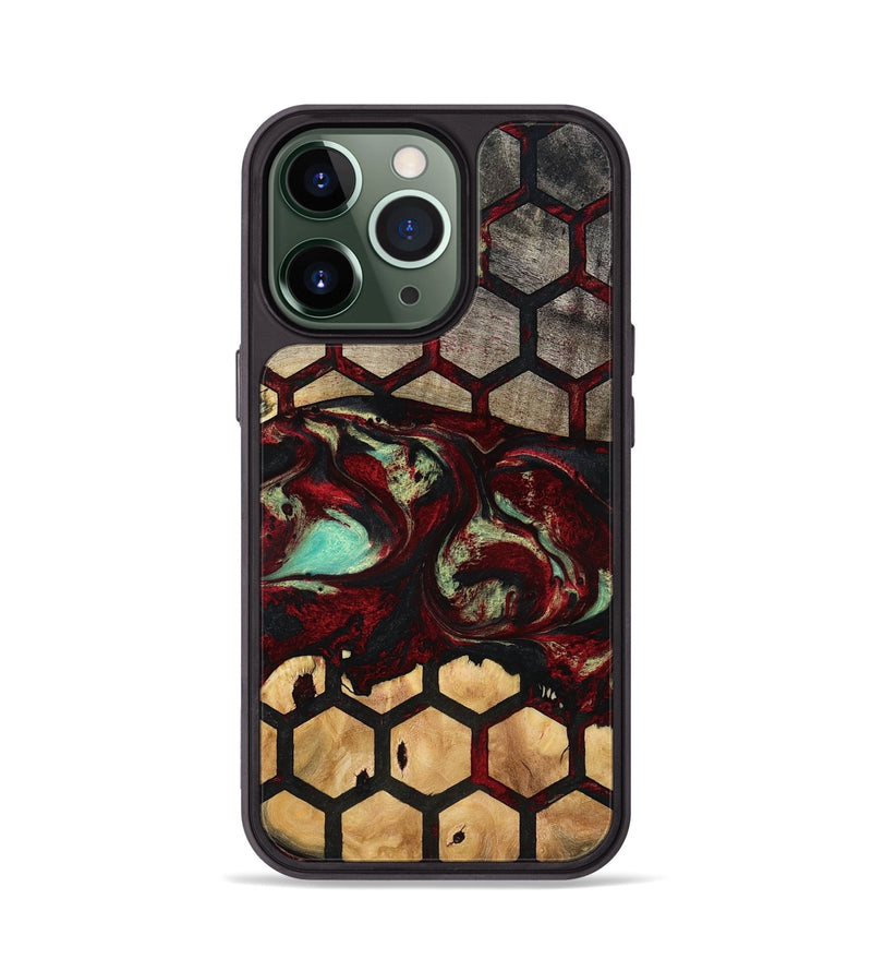 iPhone 13 Pro Wood Phone Case - Dorsey (Pattern, 791142)