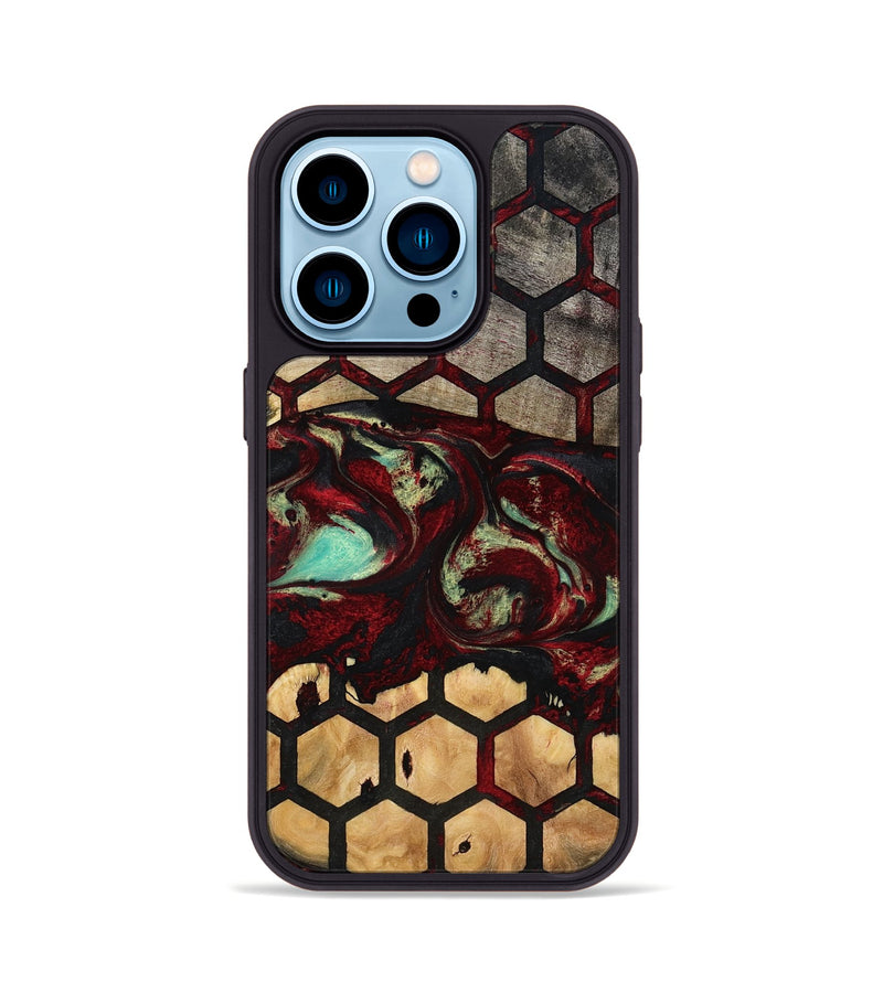 iPhone 14 Pro Wood Phone Case - Dorsey (Pattern, 791142)