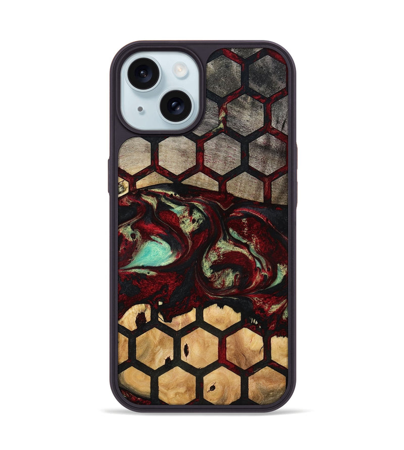 iPhone 15 Wood Phone Case - Dorsey (Pattern, 791142)