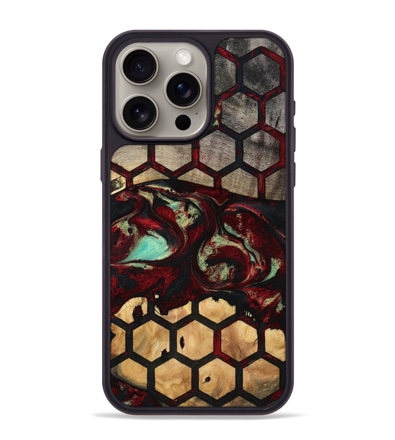 iPhone 15 Pro Max Wood Phone Case - Dorsey (Pattern, 791142)