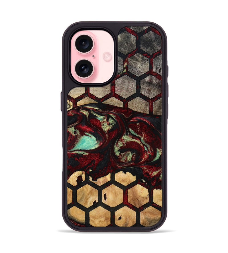 iPhone 16 Wood Phone Case - Dorsey (Pattern, 791142)