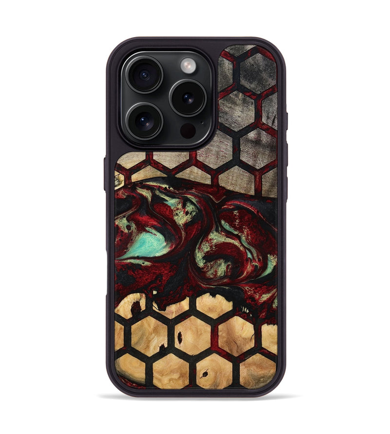 iPhone 16 Pro Wood Phone Case - Dorsey (Pattern, 791142)