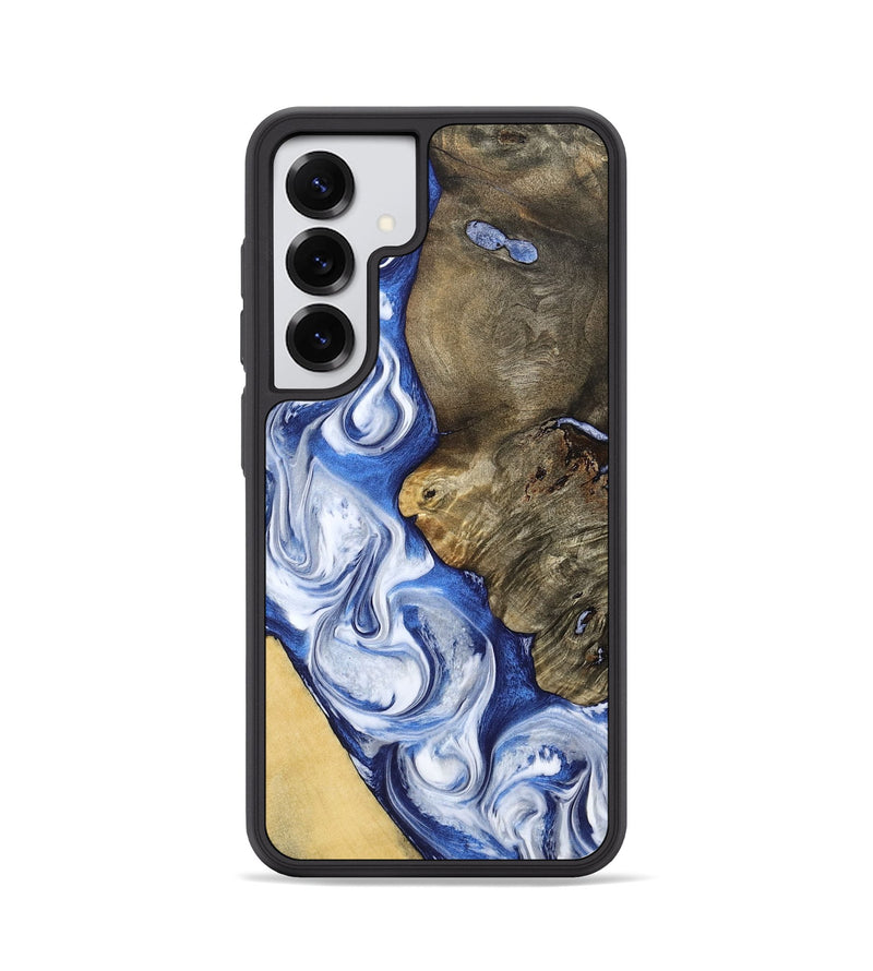 Galaxy S25 Wood Phone Case - Raymond (Blue, 791165)