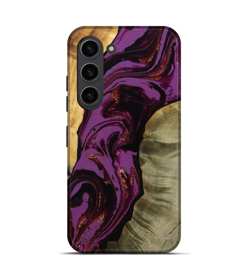 Galaxy S23 Wood Live Edge Phone Case - Ned (Purple, 791230)