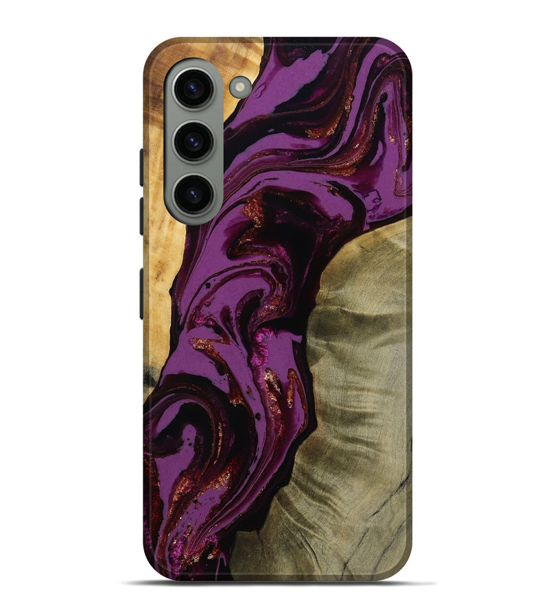 Galaxy S23 Plus Wood Live Edge Phone Case - Ned (Purple, 791230)