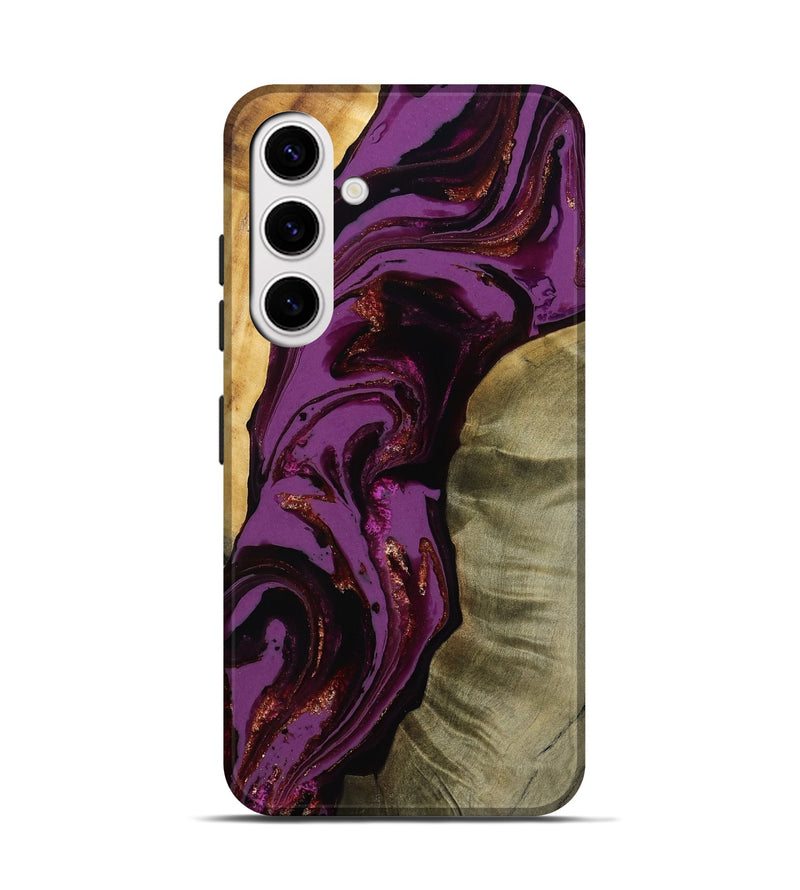Galaxy S25 Wood Live Edge Phone Case - Ned (Purple, 791230)