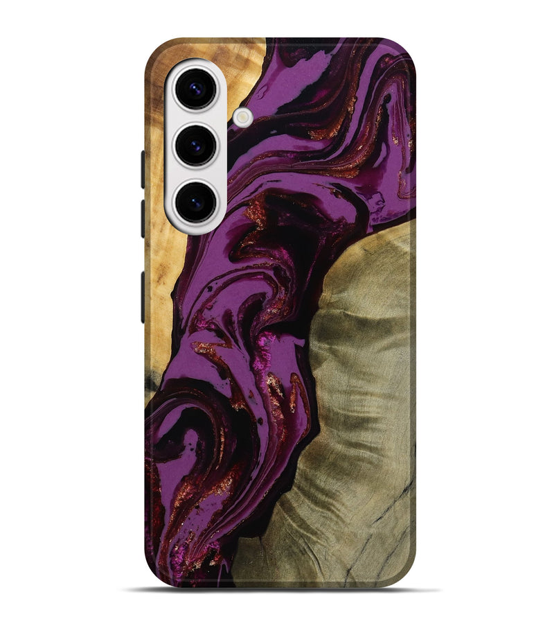 Galaxy S25 Plus Wood Live Edge Phone Case - Ned (Purple, 791230)