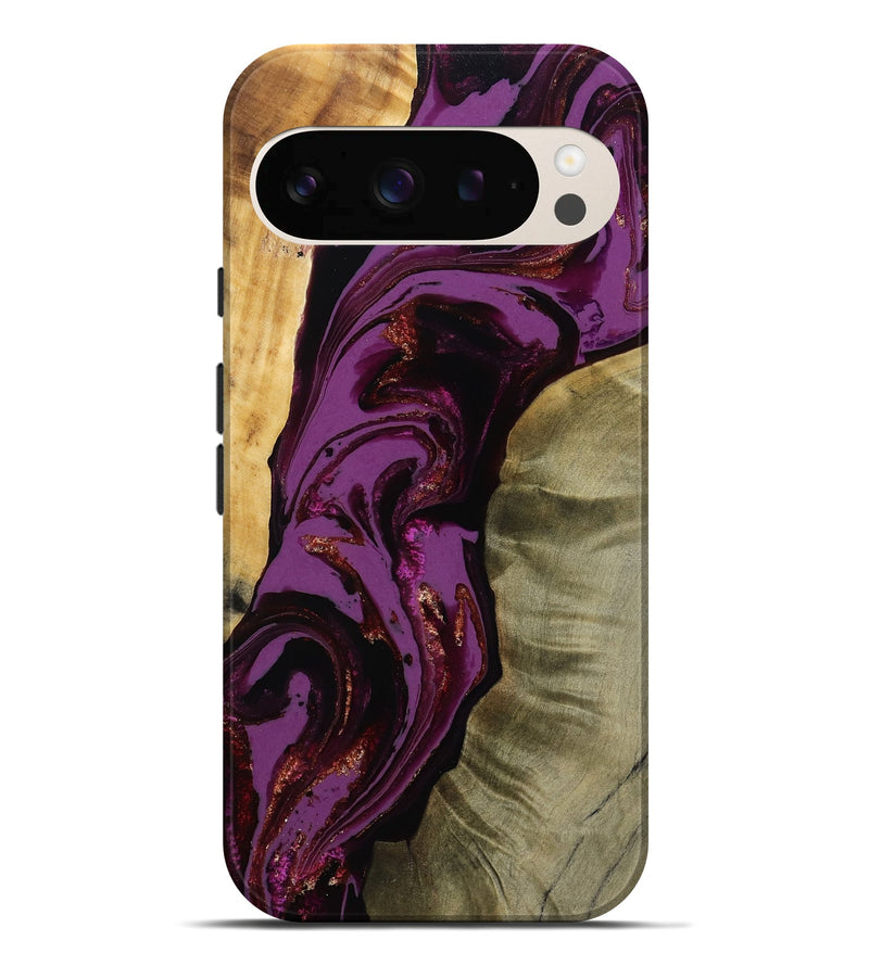 Pixel 10 Pro XL Wood Live Edge Phone Case - Ned (Purple, 791230)