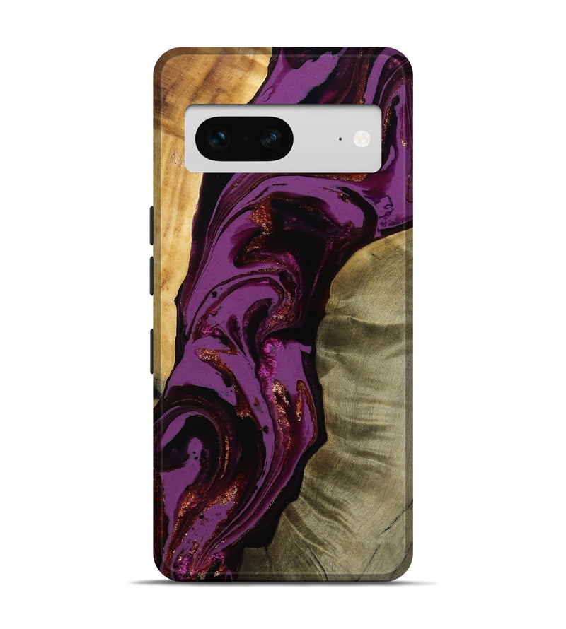 Pixel 7 Wood Live Edge Phone Case - Ned (Purple, 791230)