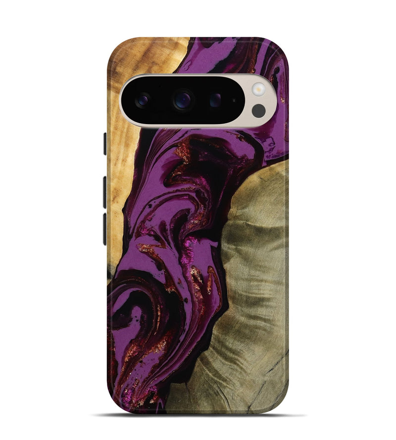 Pixel 9 Wood Live Edge Phone Case - Ned (Purple, 791230)