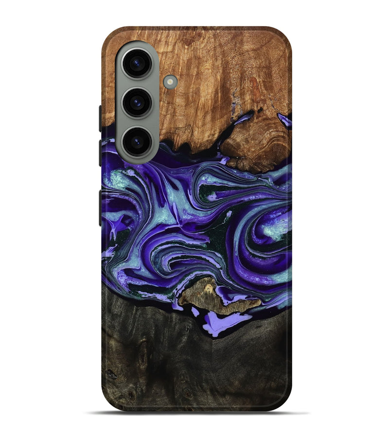 Galaxy S24 Plus Wood Live Edge Phone Case - Lesa (Purple, 791243)