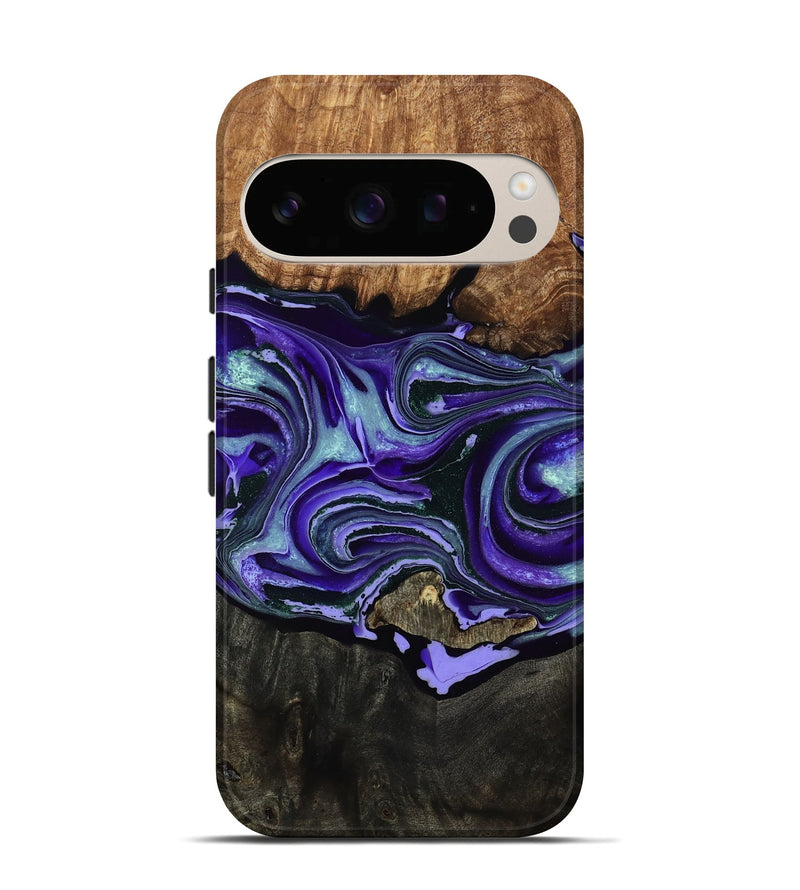 Pixel 10 Wood Live Edge Phone Case - Lesa (Purple, 791243)