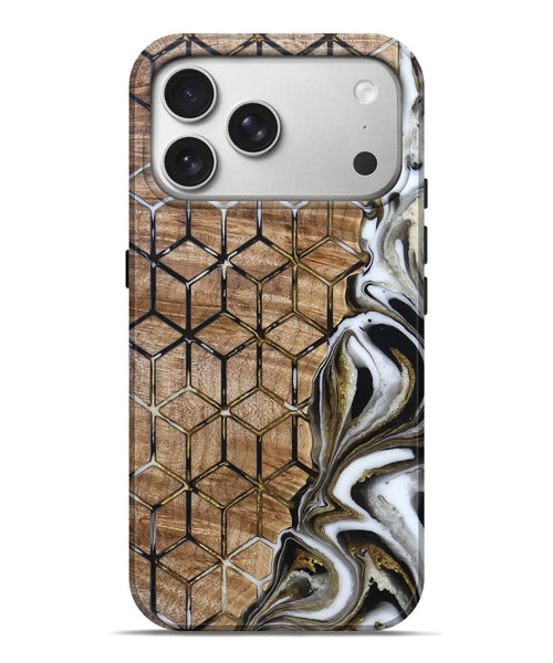 iPhone 17 Pro Max Wood Live Edge Phone Case - Fisher (Pattern, 791250)