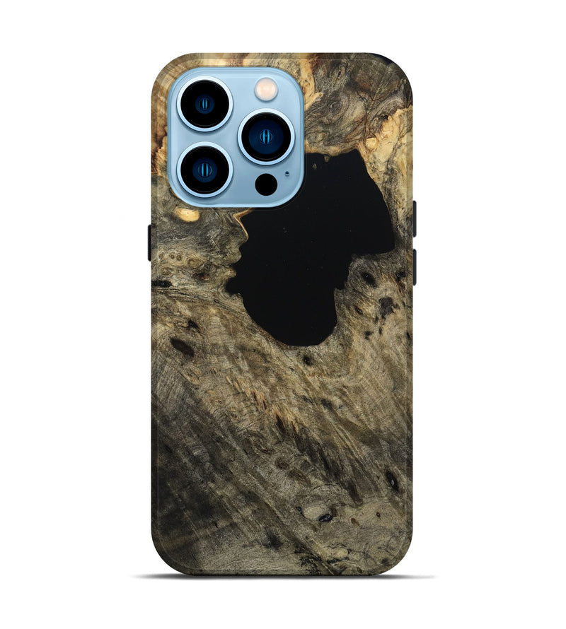 iPhone 14 Pro Wood Live Edge Phone Case - Keanu (Wood Burl, 791265)