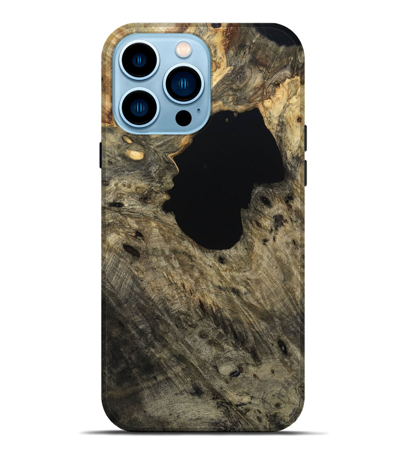 iPhone 14 Pro Max Wood Live Edge Phone Case - Keanu (Wood Burl, 791265)