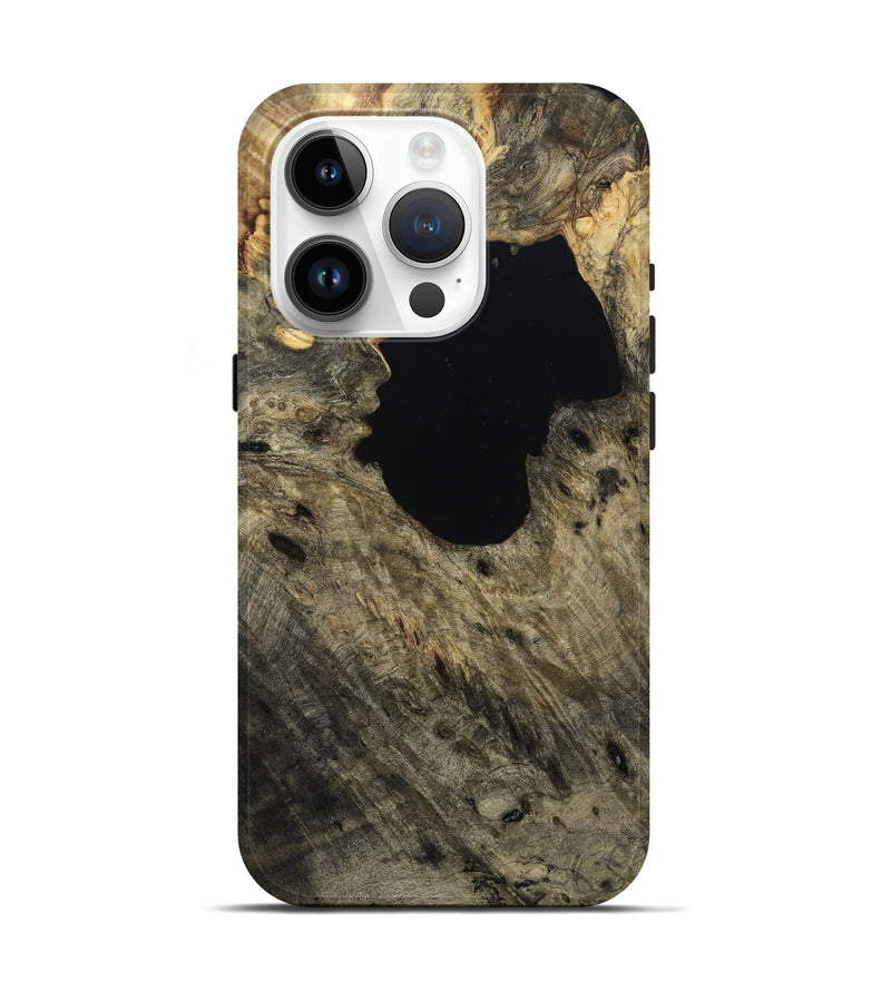 iPhone 15 Pro Wood Live Edge Phone Case - Keanu (Wood Burl, 791265)