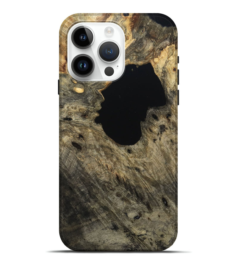iPhone 15 Pro Max Wood Live Edge Phone Case - Keanu (Wood Burl, 791265)
