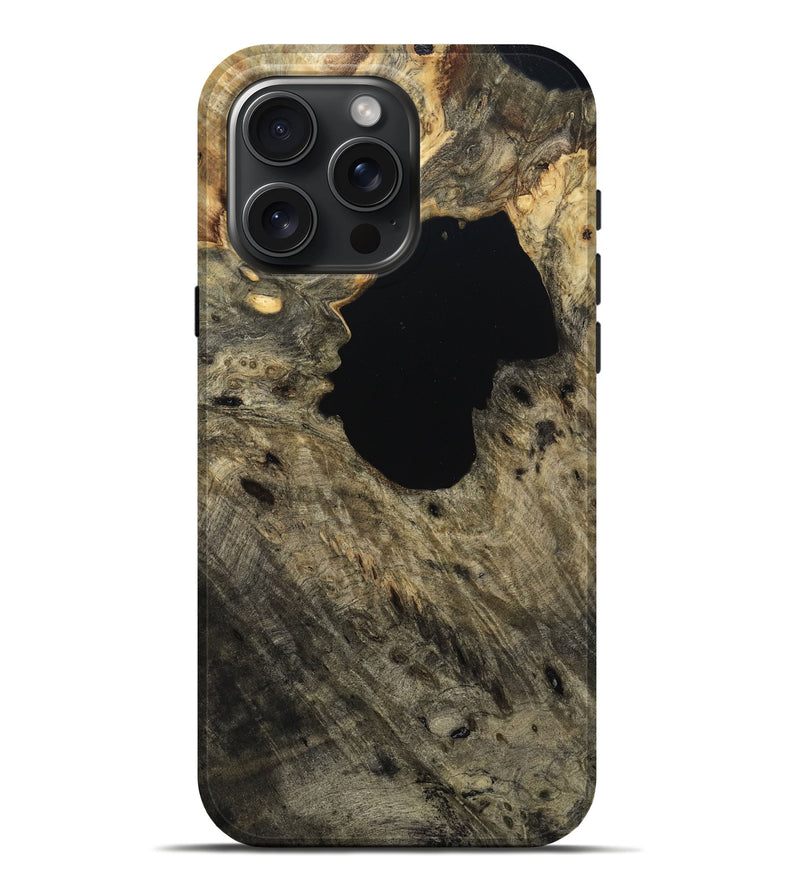 iPhone 16 Pro Max Wood Live Edge Phone Case - Keanu (Wood Burl, 791265)