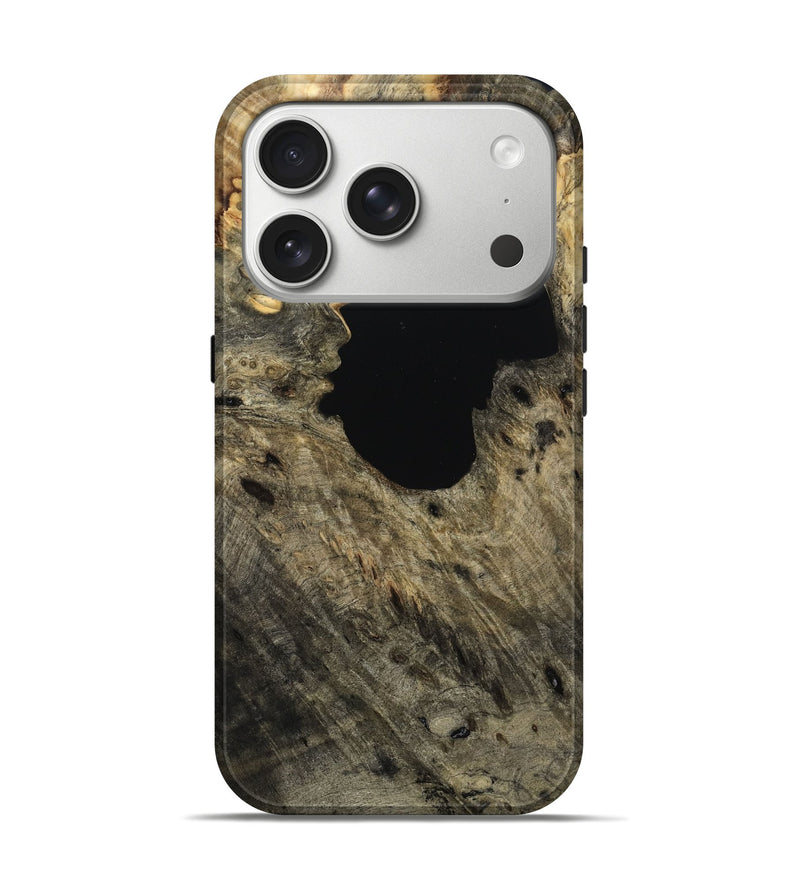 iPhone 17 Pro Wood Live Edge Phone Case - Keanu (Wood Burl, 791265)