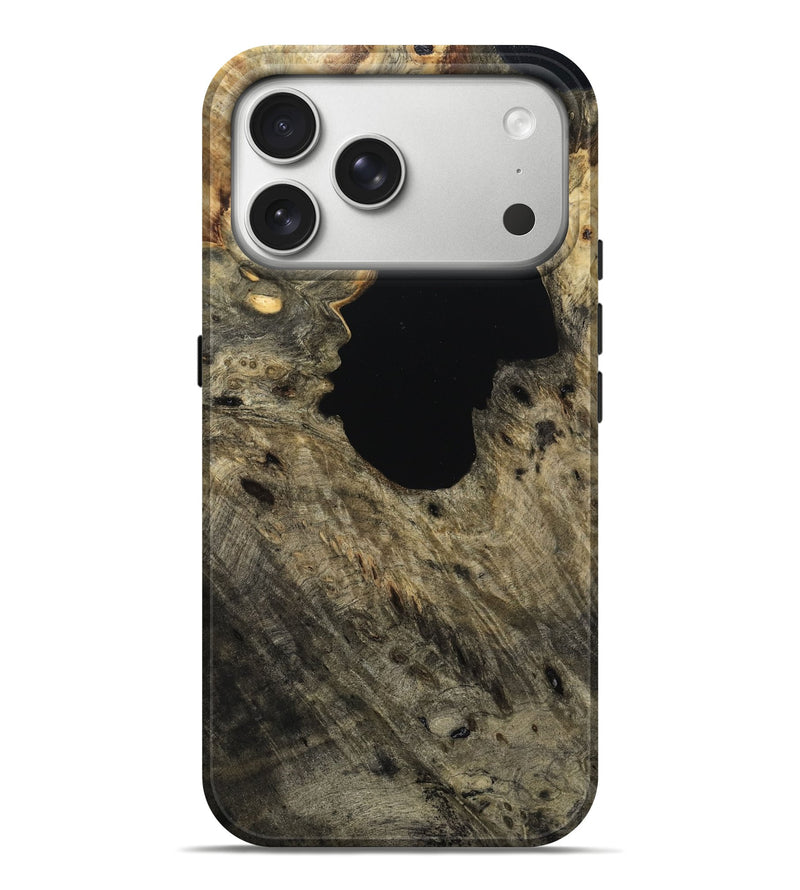 iPhone 17 Pro Max Wood Live Edge Phone Case - Keanu (Wood Burl, 791265)