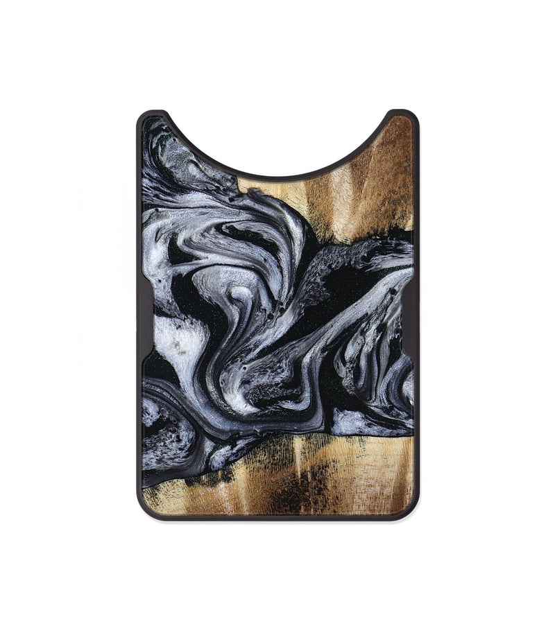 Alloy Wood Wallet - Sky (Black & White, 791282)