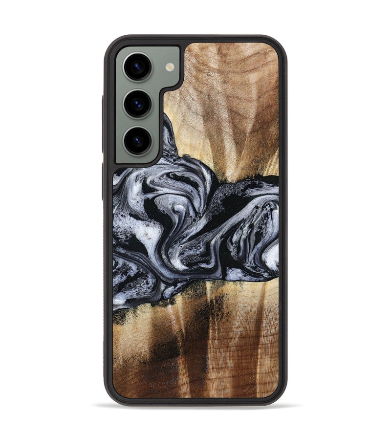Galaxy S23 Plus Wood Phone Case - Sky (Black & White, 791282)