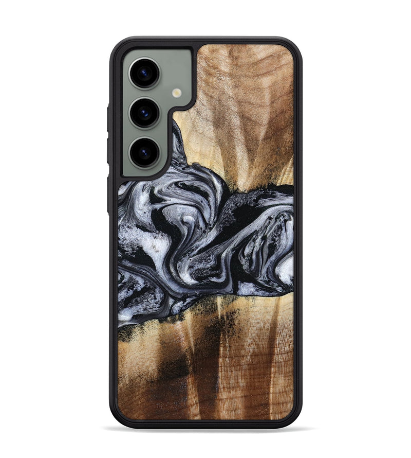 Galaxy S24 Plus Wood Phone Case - Sky (Black & White, 791282)