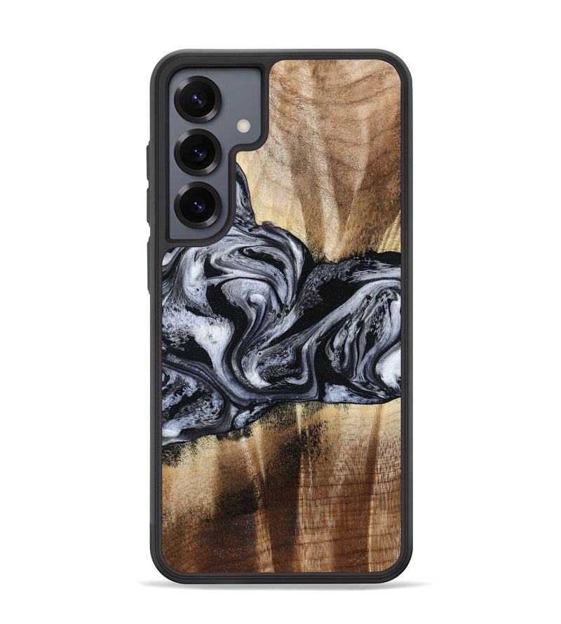 Galaxy S25 Plus Wood Phone Case - Sky (Black & White, 791282)