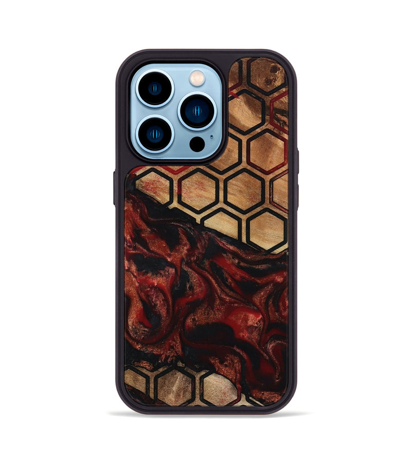 iPhone 14 Pro Wood Phone Case - Jeri (Pattern, 791308)