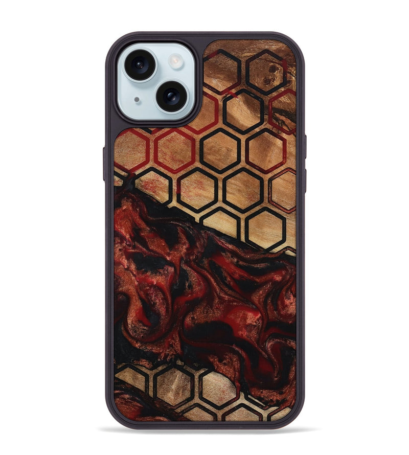 iPhone 15 Plus Wood Phone Case - Jeri (Pattern, 791308)