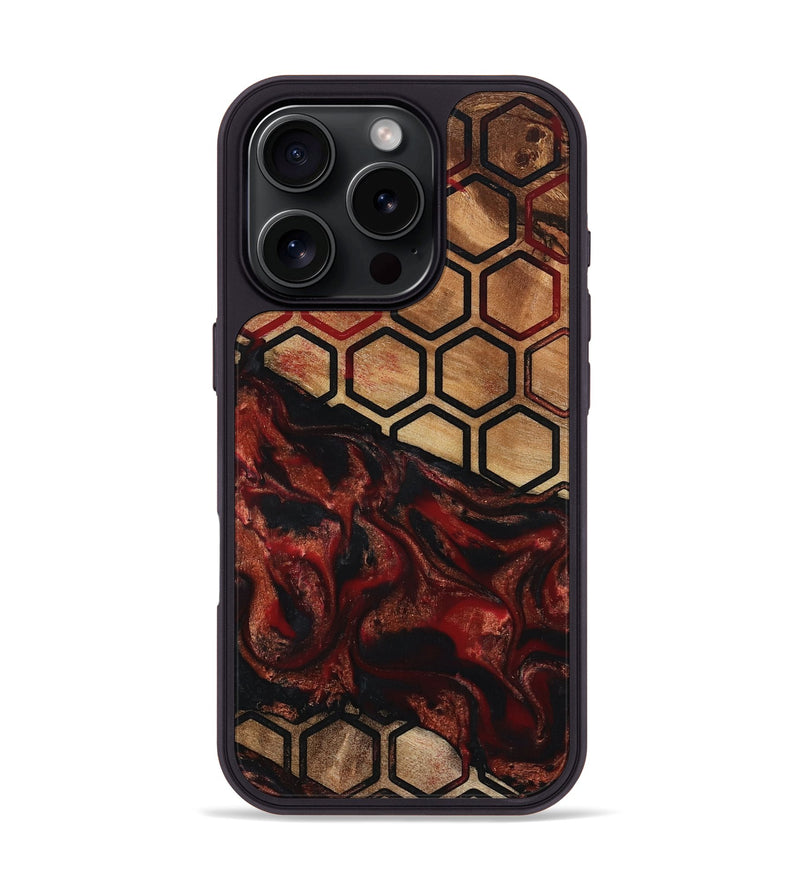 iPhone 16 Pro Wood Phone Case - Jeri (Pattern, 791308)
