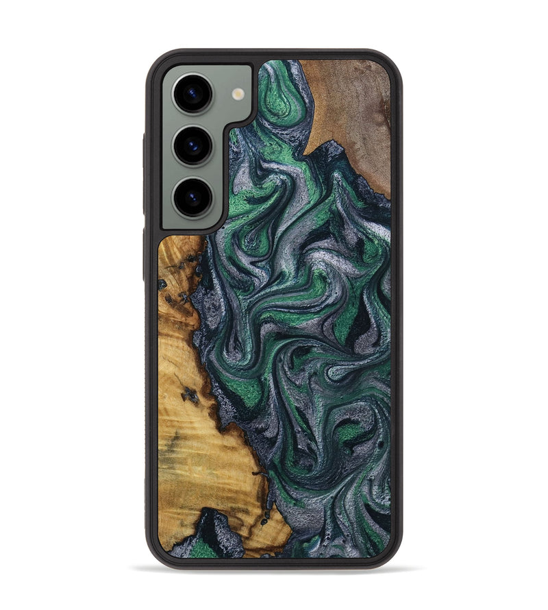 Galaxy S23 Plus Wood Phone Case - Kamora (Green, 791332)