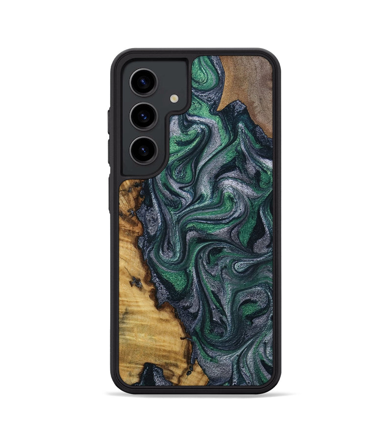 Galaxy S24 Wood Phone Case - Kamora (Green, 791332)