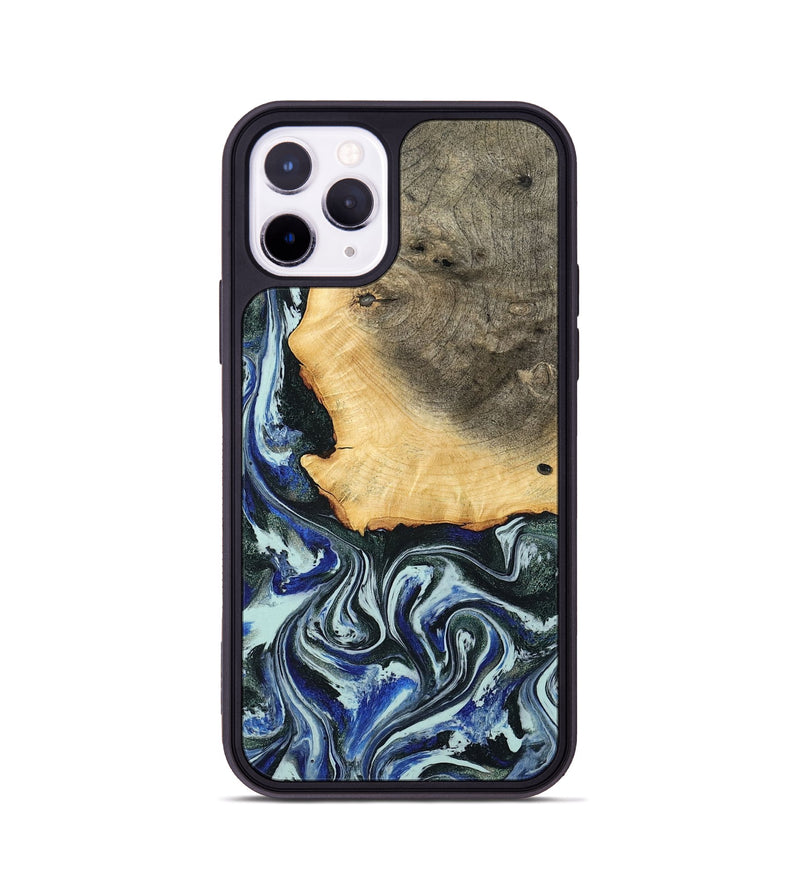 iPhone 11 Pro Wood Phone Case - Elodie (Green, 791413)