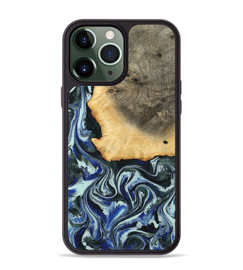 iPhone 13 Pro Max Wood Phone Case - Elodie (Green, 791413)