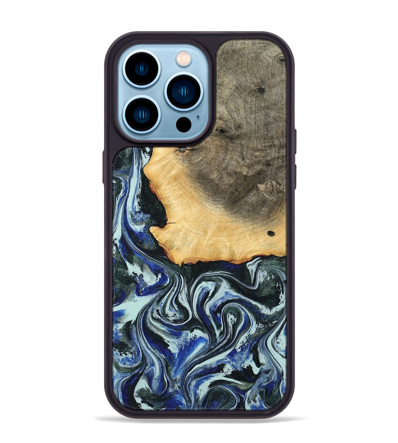 iPhone 14 Pro Max Wood Phone Case - Elodie (Green, 791413)