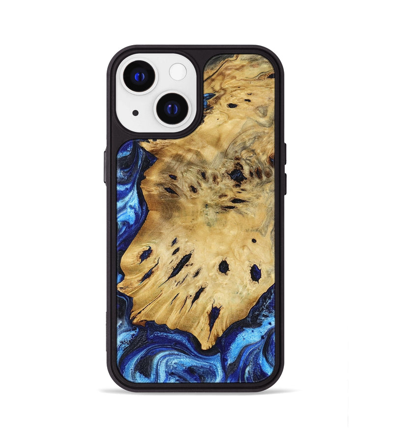 iPhone 13 Wood Phone Case - Marci (Blue, 791415)