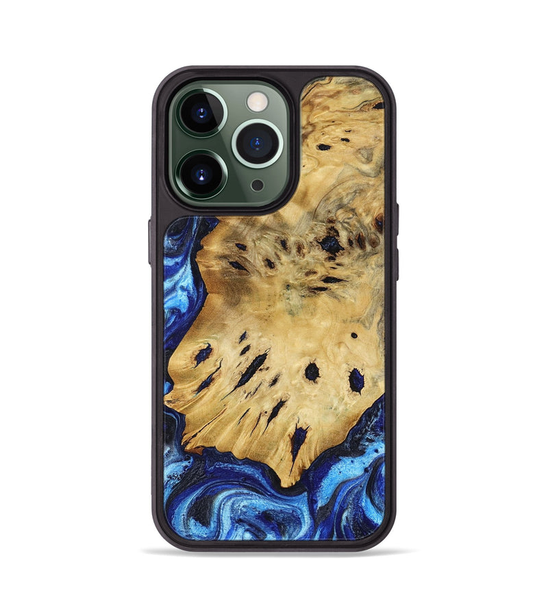 iPhone 13 Pro Wood Phone Case - Marci (Blue, 791415)