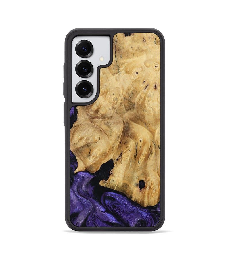 Galaxy S25 Wood Phone Case - Elena (Purple, 791433)