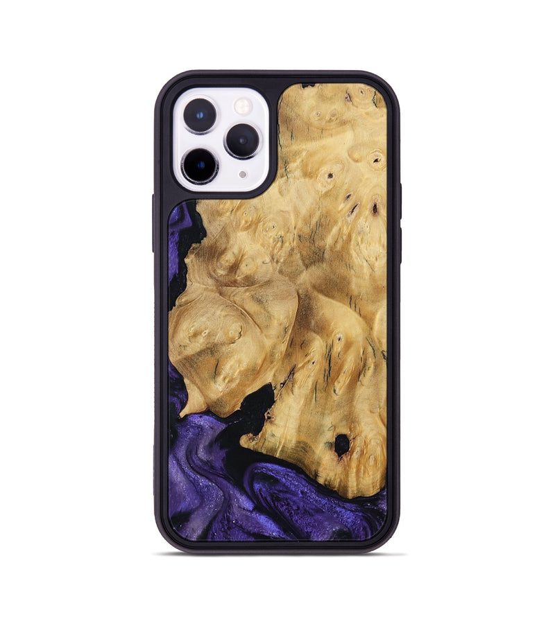 iPhone 11 Pro Wood Phone Case - Elena (Purple, 791433)