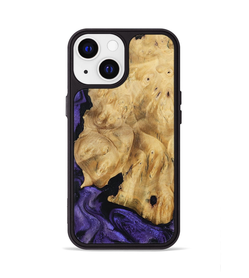 iPhone 13 Wood Phone Case - Elena (Purple, 791433)