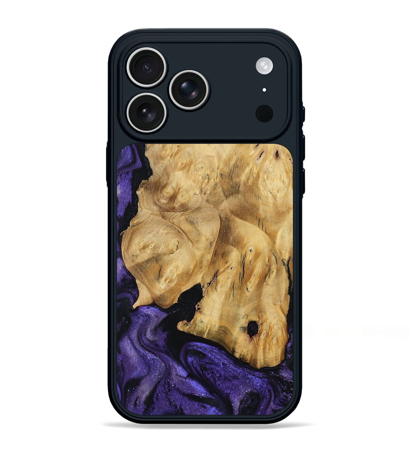 iPhone 17 Pro Max Wood Phone Case - Elena (Purple, 791433)
