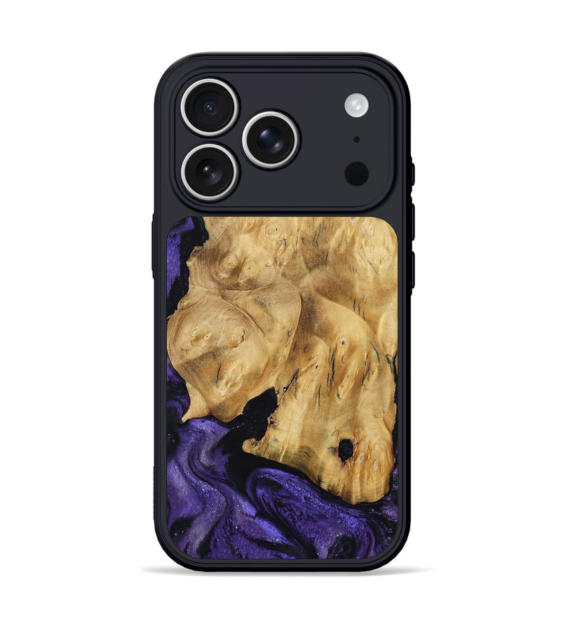 iPhone 17 Pro Wood Phone Case - Elena (Purple, 791433)